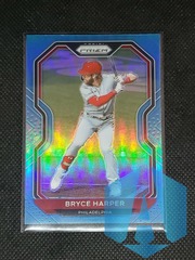 2021 Panini Prizm Tier II Carolina Blue Prizm Bryce Harper #187